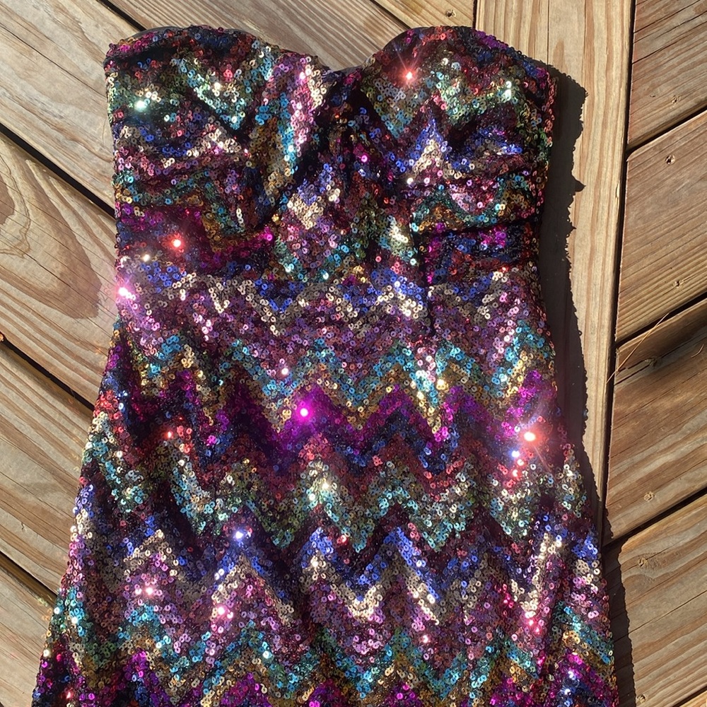Romaine Sequin Sezane Dress - Picture 7 of 9